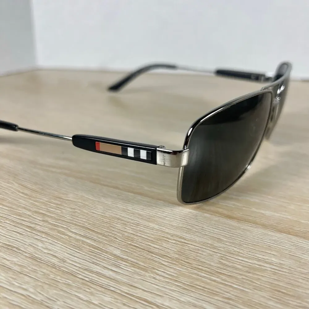 Burberry B3074 1003/87 Sunglasses FRAMES ONLY Silver Black 63-15-135